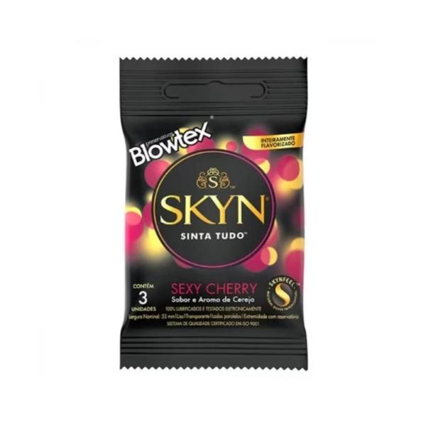 Imagem de Preserv Blowtex Skyn Sexy Cherry 3Un