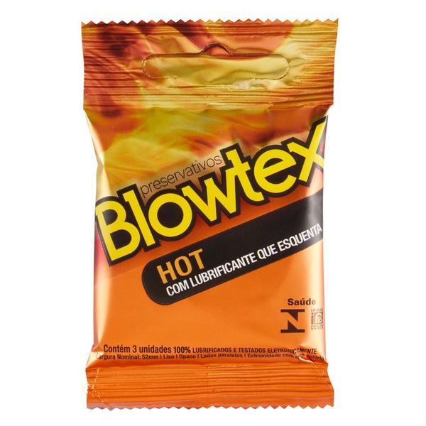 Imagem de Preservativo Blowtex Hot 3 Unidades