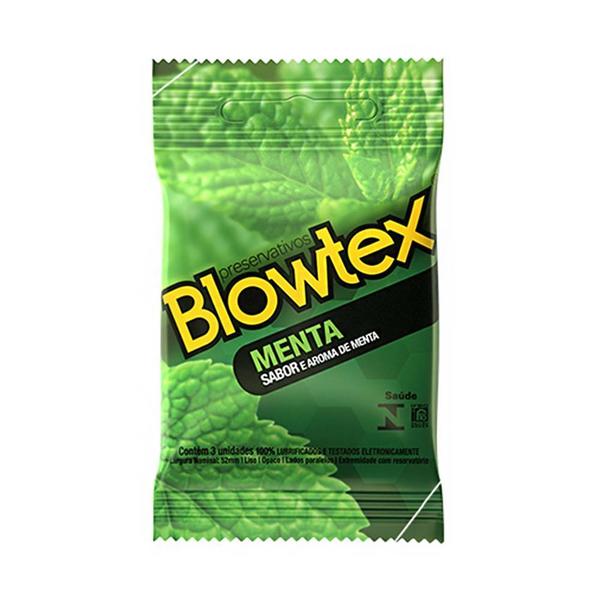 Imagem de Preservativo Blowtex Menta 3 unidades.