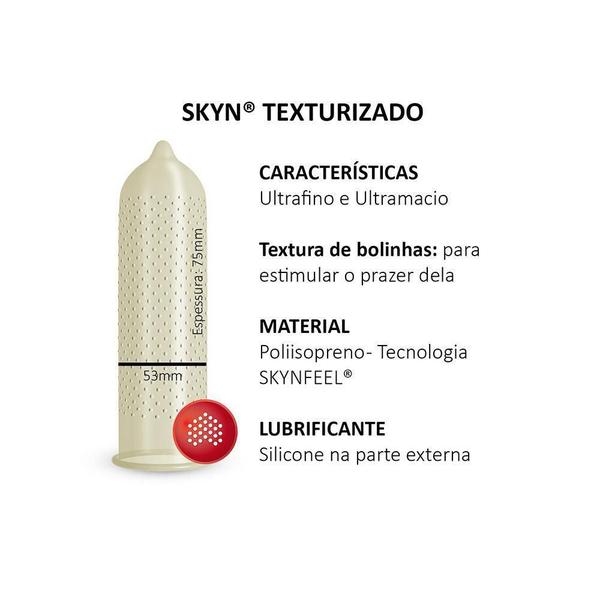 Imagem de Preservativo Blowtex Skyn Texturizado Pct com 3 Camisinhas