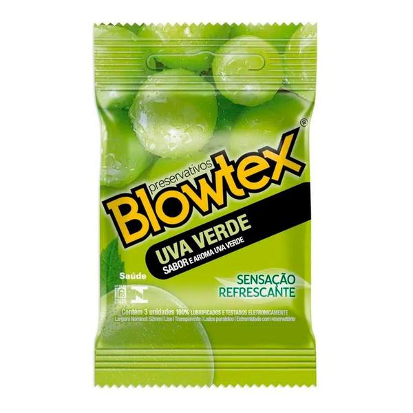 Imagem de Preservativo Blowtex Uva Verde 3 Unidades