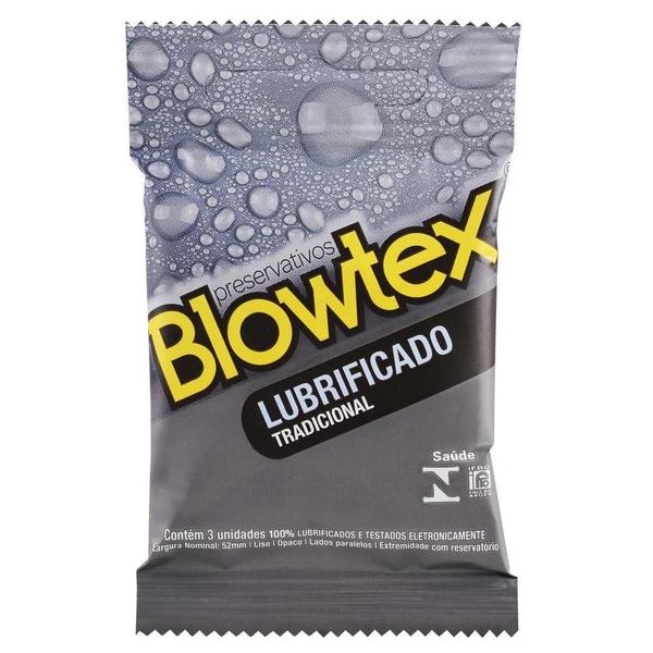 Imagem de Preservativo Camisinha Lubrificado Tradicional 3Un Blowtex