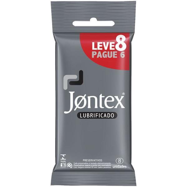 Imagem de Preservativo Jontex Lubrificado Leve 8 Pague 7 Unidades