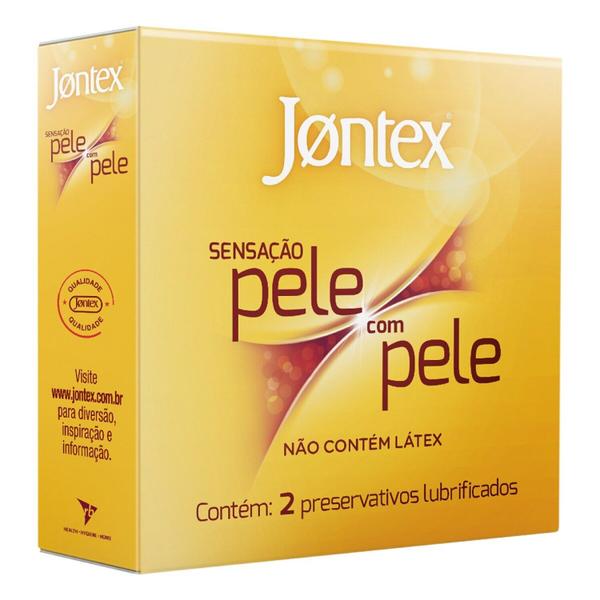 Imagem de Preservativo Jontex Lubrificado Sensacao Pele com Pele 2 Unidades