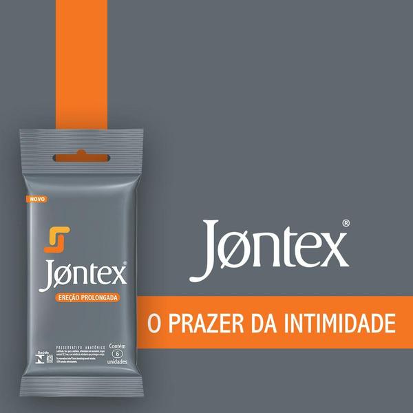 Imagem de Preservativo Jontex Marathon Ereção Prolongada - 6 Unidades