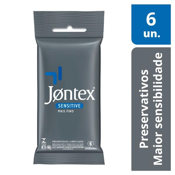 Imagem de Preservativo Jontex Sensitive 6 Unidades