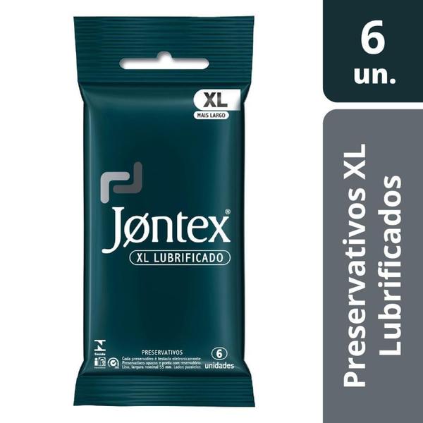 Imagem de Preservativo Jontex XL Lubrificado 6 Unidades