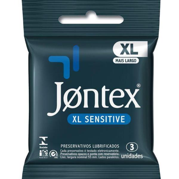 Imagem de Preservativo Jontex XL Sensitive 3 Unidades