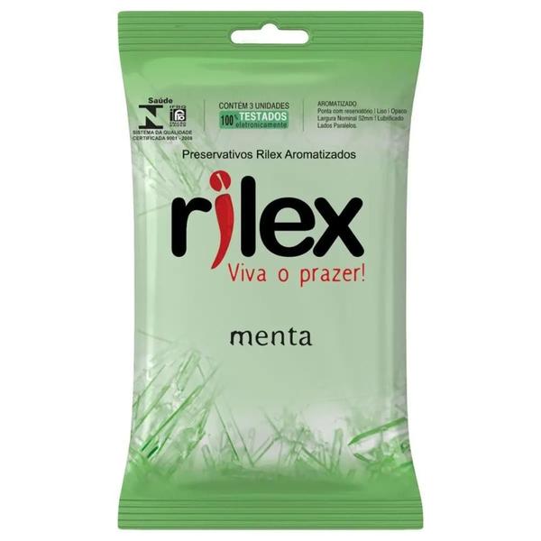 Imagem de Preservativo Menta Refrescante Rilex 3 Unidades