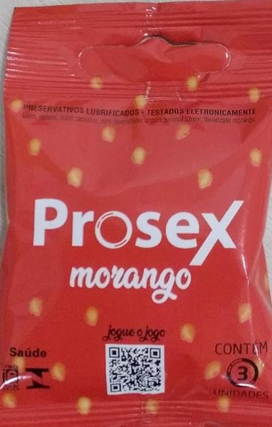 Imagem de Preservativo Prosex Morango - Sensação de Contato e Prer