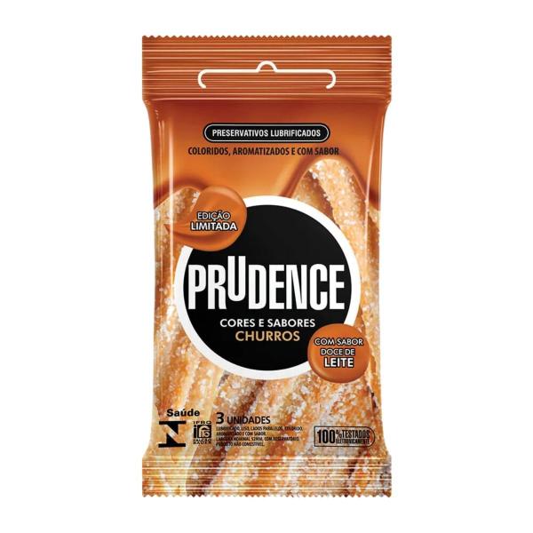 Imagem de Preservativo Prudence Sensações e Sabores Churros 12 Pacotes