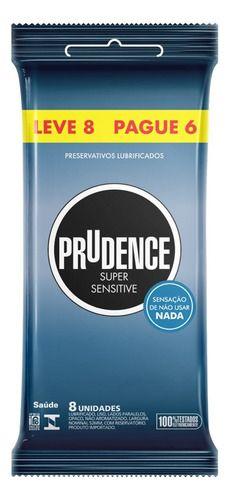 Imagem de Preservativo Prudence Super Sensitive Com 8 Unidades