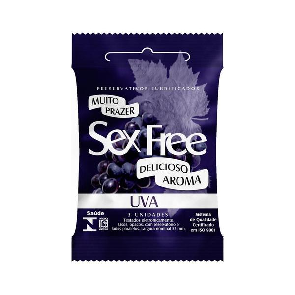 Imagem de Preservativo Sex Free Delicioso Aroma 3 Unidades