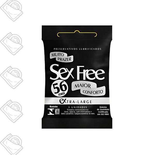 Imagem de Preservativo Sex Free Extra Large 3 Unidades