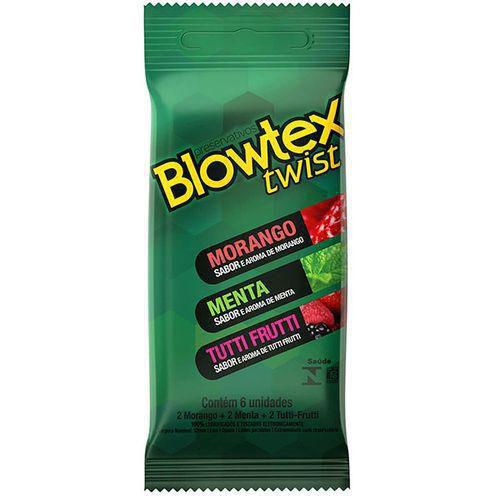 Imagem de Preservativos Blowtex Twist (Morango/Menta/Tuttifrutti) 6Un