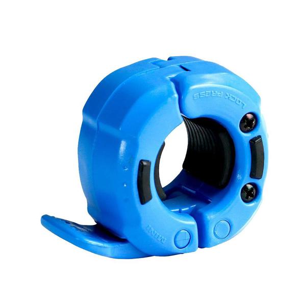 Imagem de Presilha Lock Press Mini o Par Barra Standard Azul Claro/Pr