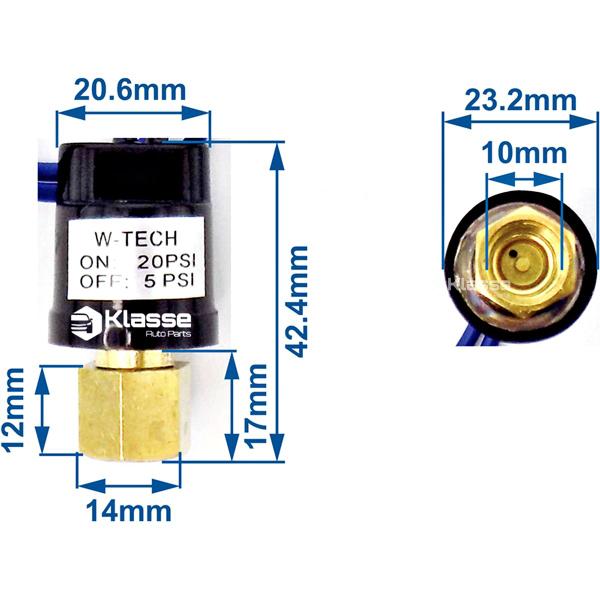 Imagem de Pressostato De Baixa 7 Psi On/27 Psi Off P/spheros E Volare