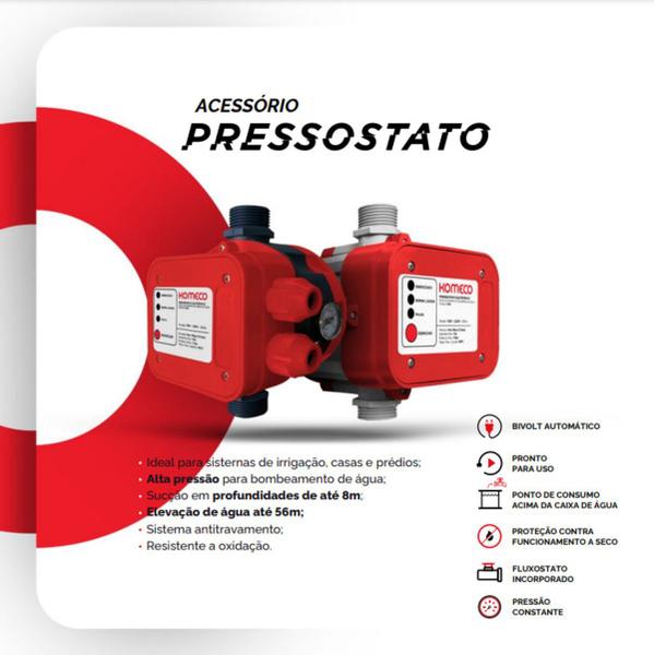 Imagem de Pressostato Eletrônico Komeco PS 1100 Bivolt