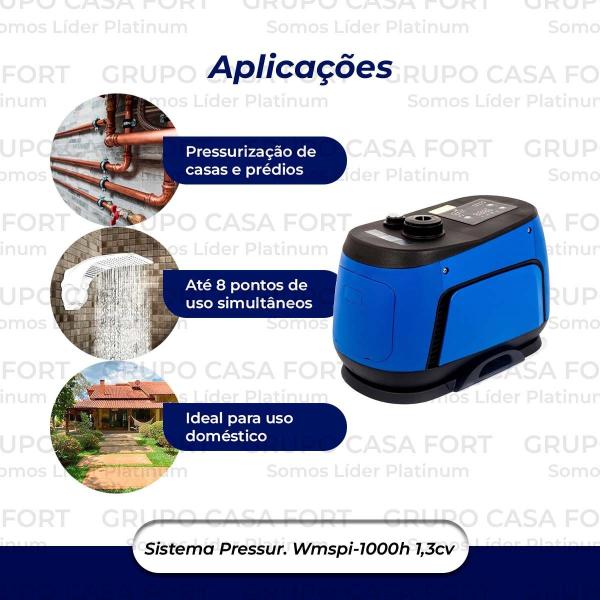 Imagem de Pressurizador De Agua C/ Inversor Claw Wmspi-1000h 1cv