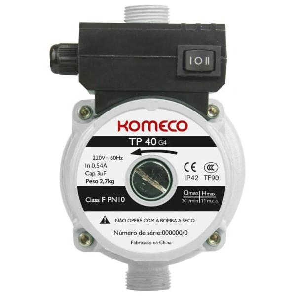 Imagem de Pressurizador de água Komeco TP 40 G4 220V ferro