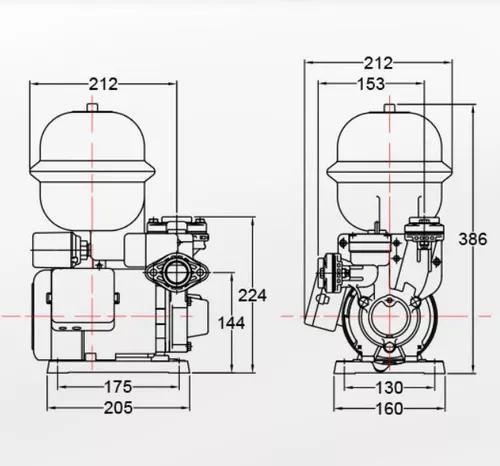 Imagem de Pressurizador De Água Komeco Tp 825 G2 Bivolt Automático