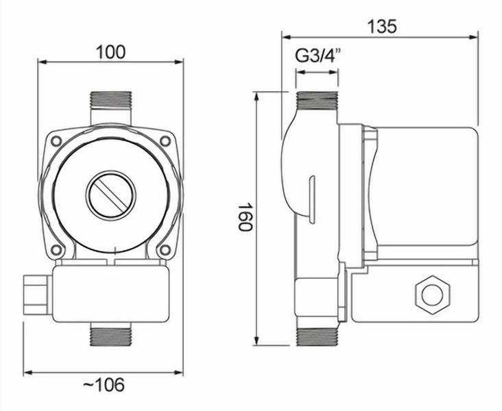 Imagem de Pressurizador de Água Pl12 Até 3 Pontos de Uso - Lorenzetti 110v