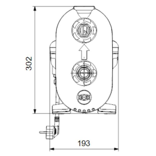 Pressurizador Grundfos Scala2 3/4cv Mono 220v 5 Banheiros Imagem de Pressurizador Grundfos Scala2 3/4cv Mono 220v 5 Banheiros