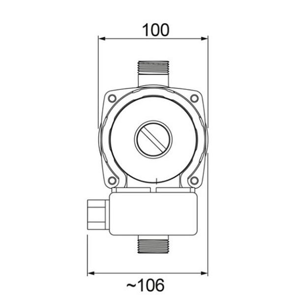 Imagem de Pressurizador Lorenzetti Fluxostato Mini160W 127V PL12