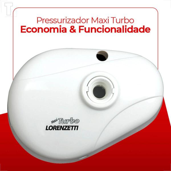 Imagem de Pressurizador lorenzetti maxi turbo para chuveiro 220v