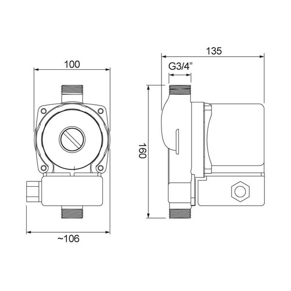 Imagem de Pressurizador Lorenzetti Pl 12 Fluxostato 220V