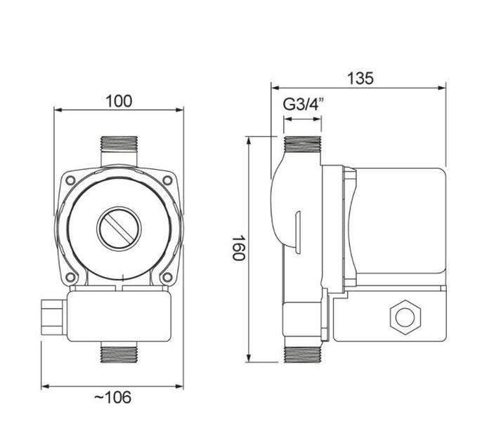 Pressurizador Lorenzetti PL12 Fluxostato Imagem de Pressurizador Lorenzetti PL12 Fluxostato