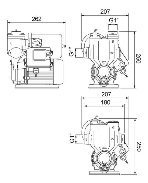 Imagem de Pressurizador Lorenzetti Pl400 Agua Pressostato fluxostato 40mca Bivolt