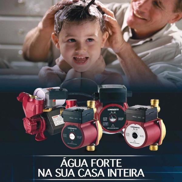 Pressurizador PL9 (9MCA) 220v Lorenzetti Imagem de Pressurizador PL9 (9MCA) 220v Lorenzetti