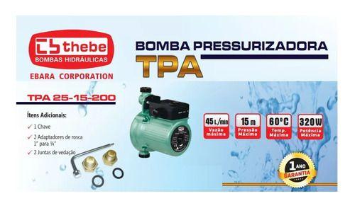 Imagem de Pressurizador Thebe Tpa 25-15-200 320w 110v