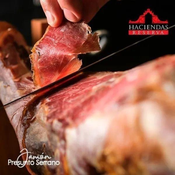Presunto Cru Serrano 6.5kg Haciendas Reserva - Espanha Imagem de Presunto Cru Serrano 6.5kg Haciendas Reserva - Espanha