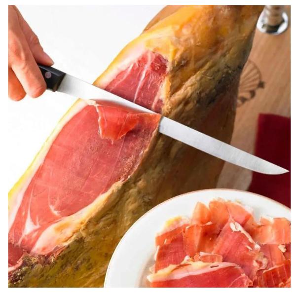 Presunto Espanhol Serrano Cru Jamon Haciendas 5.5kg C/ Osso Imagem de Presunto Espanhol Serrano Cru Jamon Haciendas 5.5kg C/ Osso