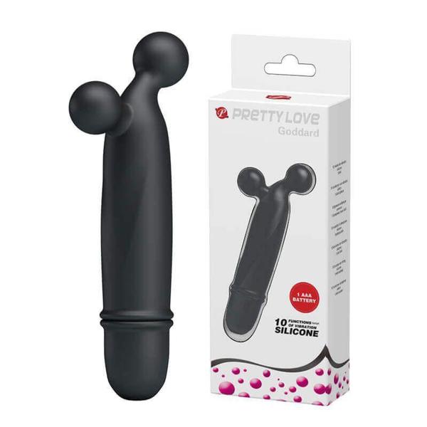 Imagem de Pretty Love Goddard - Mini Vibrador em Soft Touch com 10 Modos de Vibração - 12 x 2,2 cm