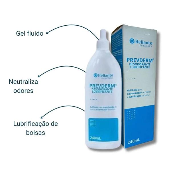 Imagem de Prevderm Desodorantre Lubrificante para Bolsas de Colostomia (HELIANTO) - Frasco 240 ml