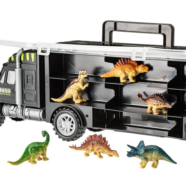 Imagem de PREXTEX 16 "Dinossauro Truck Carrier Playset com 6 Mini Pla