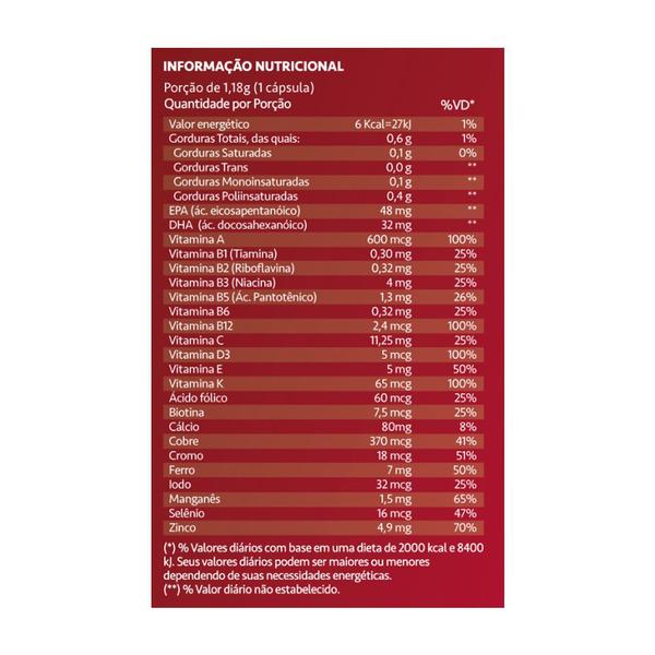 Imagem de Primafish Omega 3 Polivitaminas e Minerais 60 Capsulas Loja Maxinutri