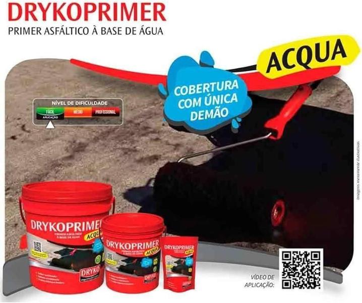 Imagem de Primer Asfáltco Dryko Manta Líquida Base Água Telhado 1.0L