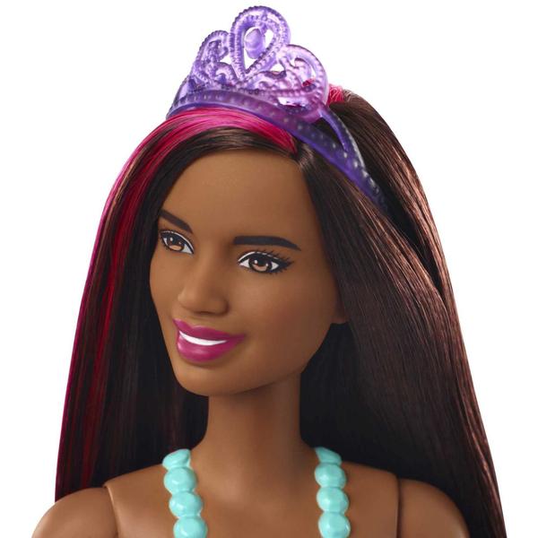 Imagem de Princesa da Barbie Dreamtopia 3-7 anos - Rosa, Saia Azul e Tiara 