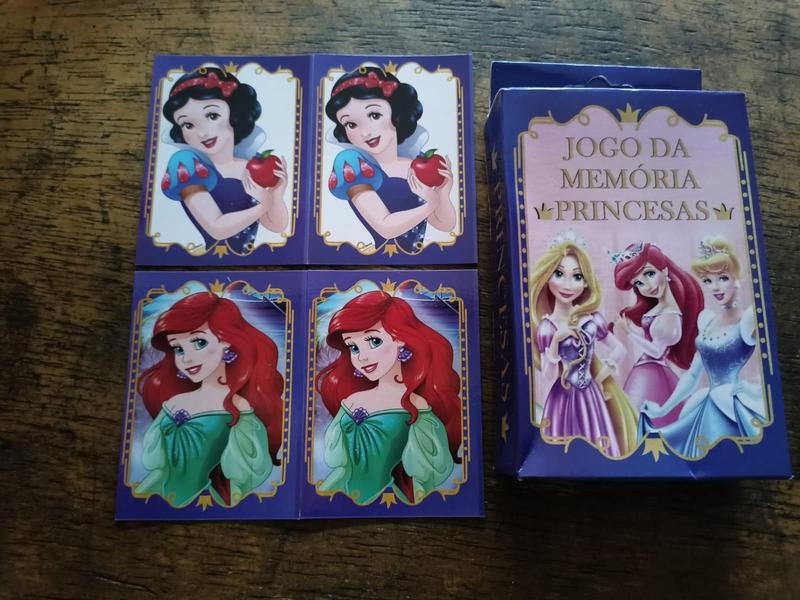 Imagem de Princesas Jogo Da Memória 50 Cartas Desafie Sua Memória