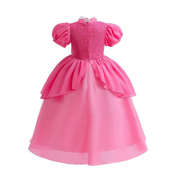 Imagem de Princess Costume BanKids, vestido com luvas em forma de coroa, brinco 7-8Y