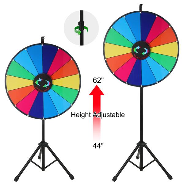 Imagem de Prize Wheel Hooomyai de 24 polegadas com suporte de tripé dobrável e caneta