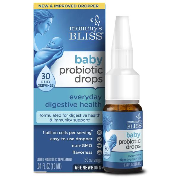 Imagem de Probiotic Drops Mommy's Bliss Daily Gas, constipação 8 ml (0,34 onças)