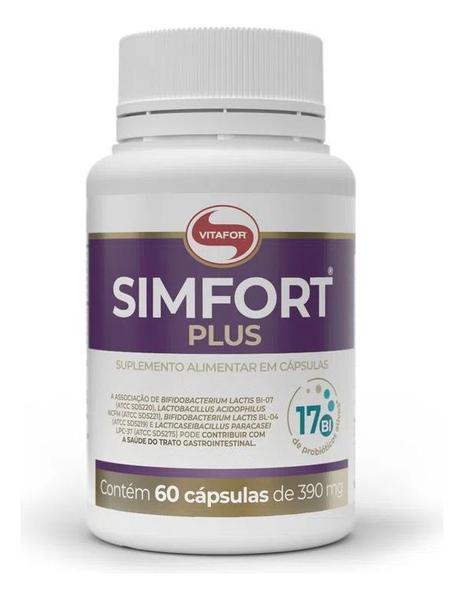 Imagem de Probiotico Acidophilus Simfort Plus Vitafor 60 Capsulas