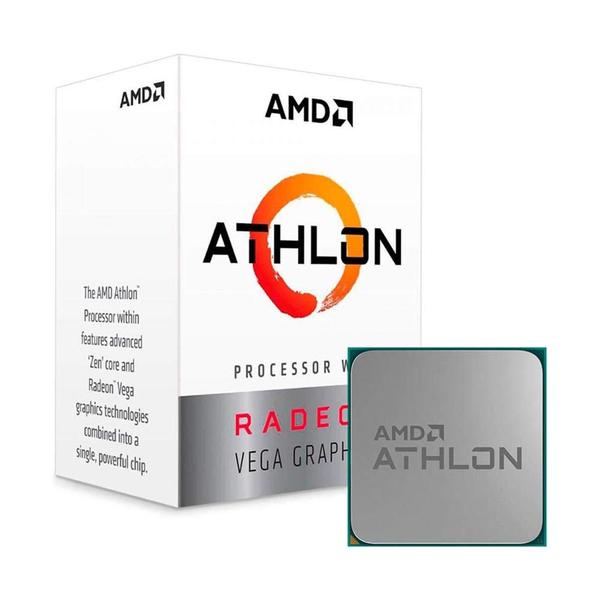 Imagem de Processador Cpu Amd Am4 Atlhon 3000G Vega 3.5Ghz 4Mb