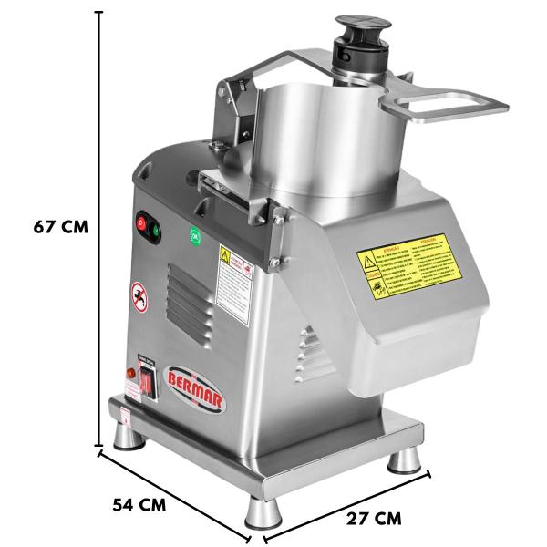 Imagem de Processador de Alimentos com 2 Discos Bm116 Bermar Bivolt 1/2 HP