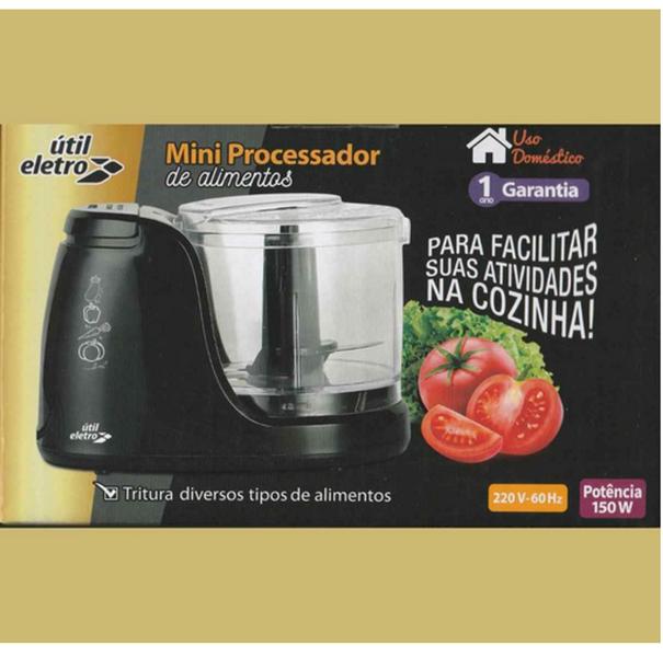 Imagem de Processador de Alimentos Elétrico 220v Preto Útil Eletro Multiuso Oferta Imperdível